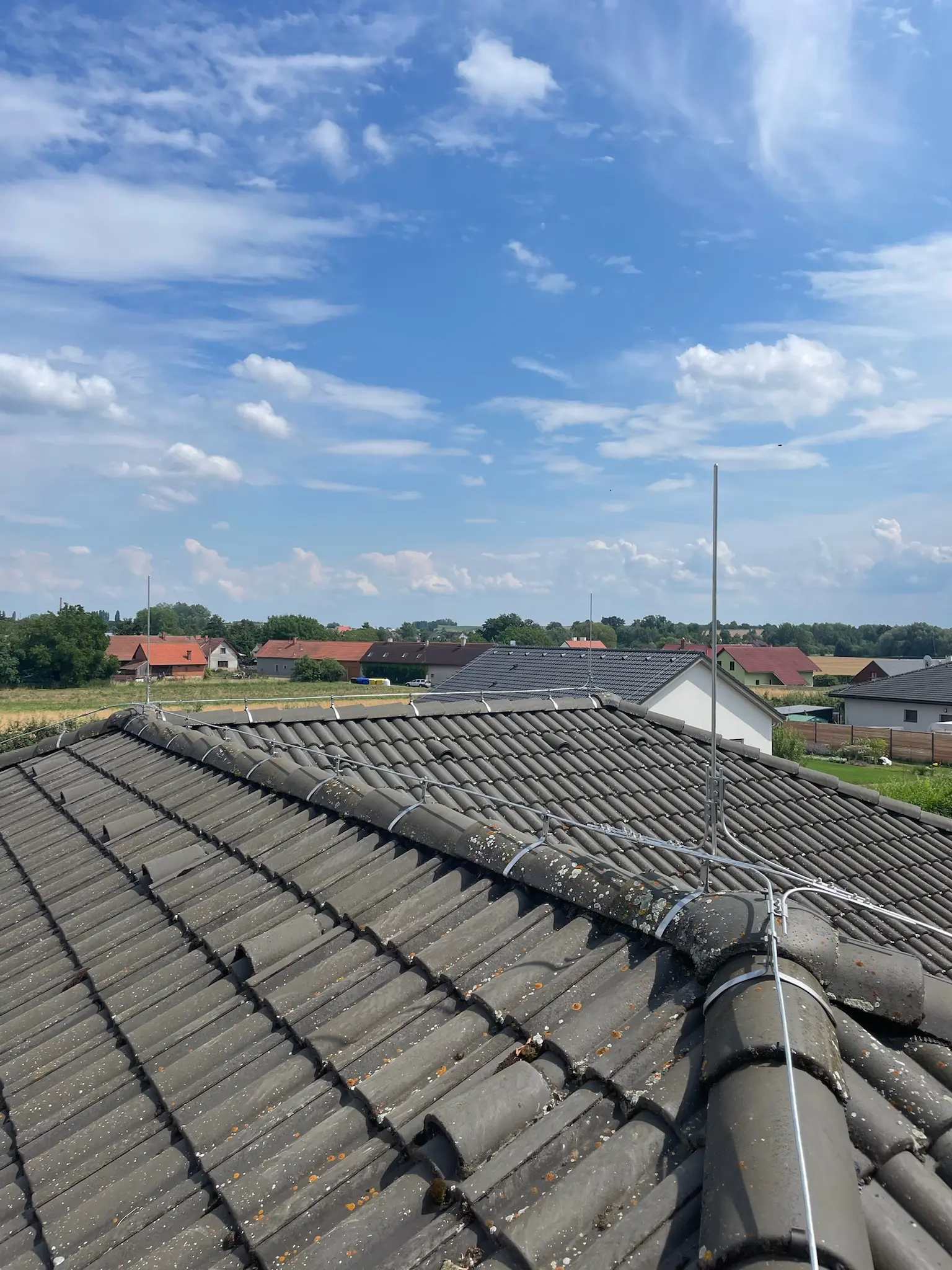 Montáž hromosvodů