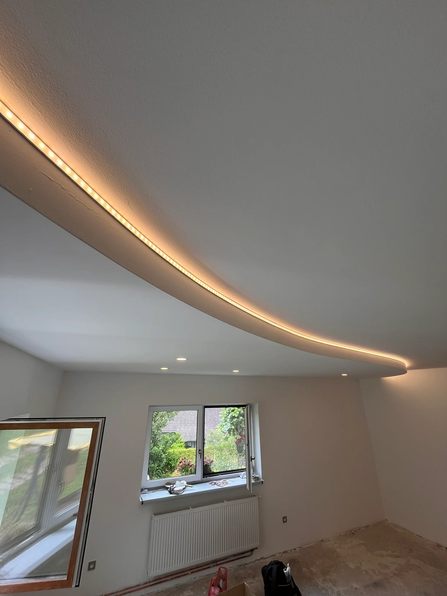 Rodinný dům - osvětlení obývák